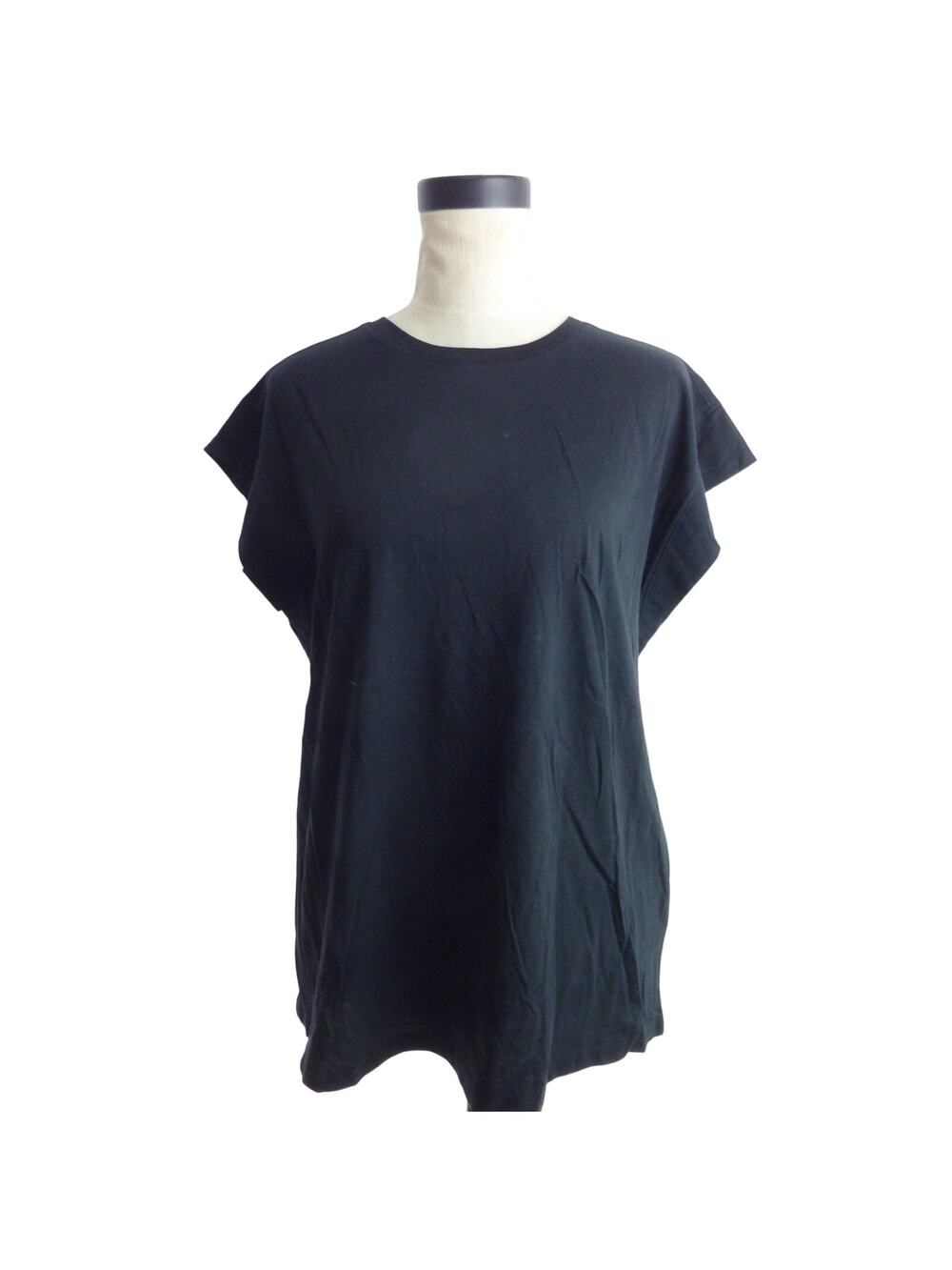 NWT Everlane The Organic Cotton Muscle Tee Black M Shirt Top